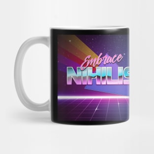 Embrace Nihilism - Vaporwave Aesthetic Nihilism Design Mug